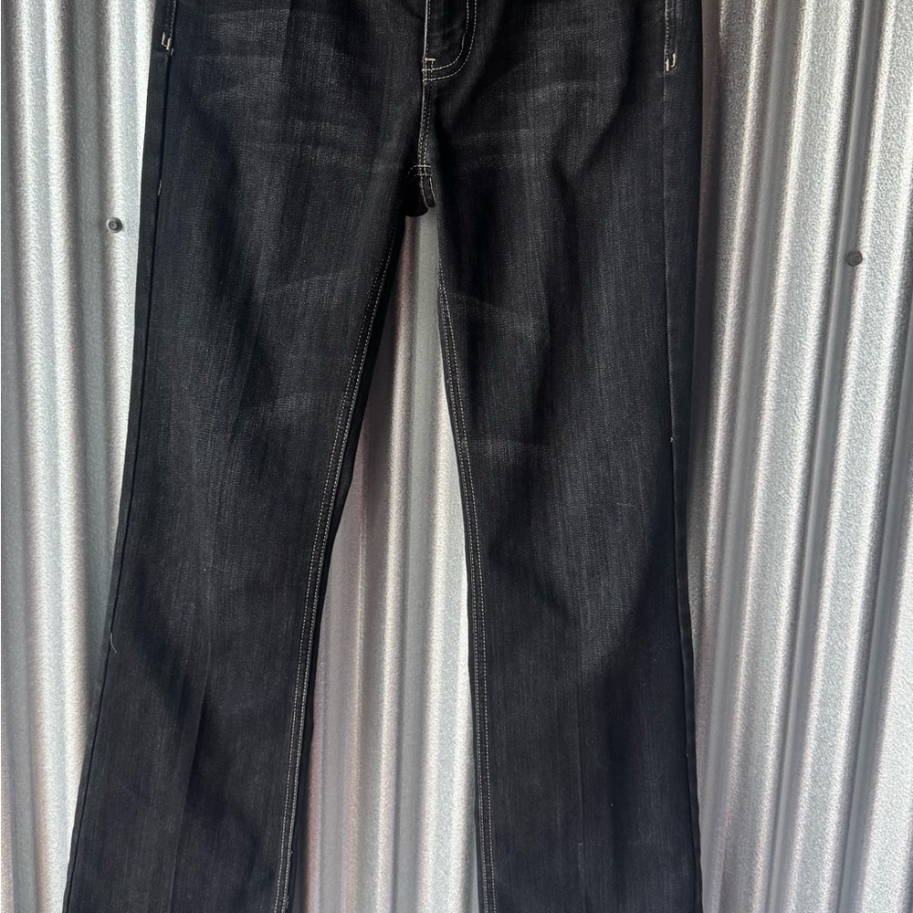 White House Black Market Women's Black Boot-Cut Jeans